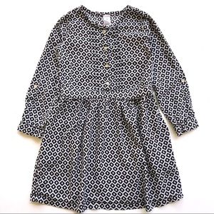 Carter’s size 6 button up black and white dress